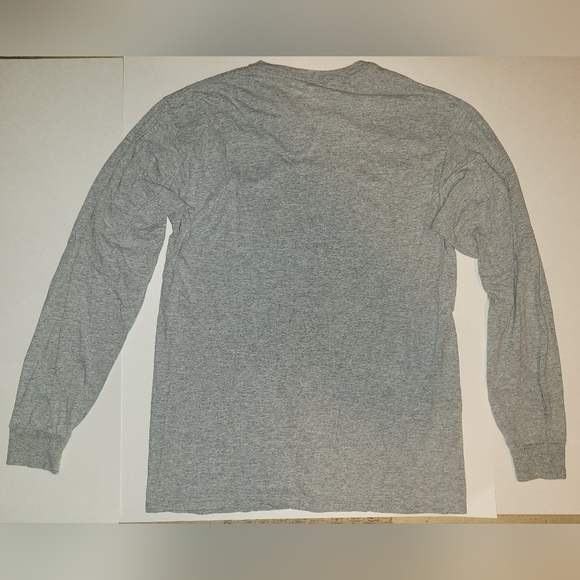 the Office Dunder Mifflin Paper Company Logo Grey Long Sleeve T shirt - Picture 2 of 6